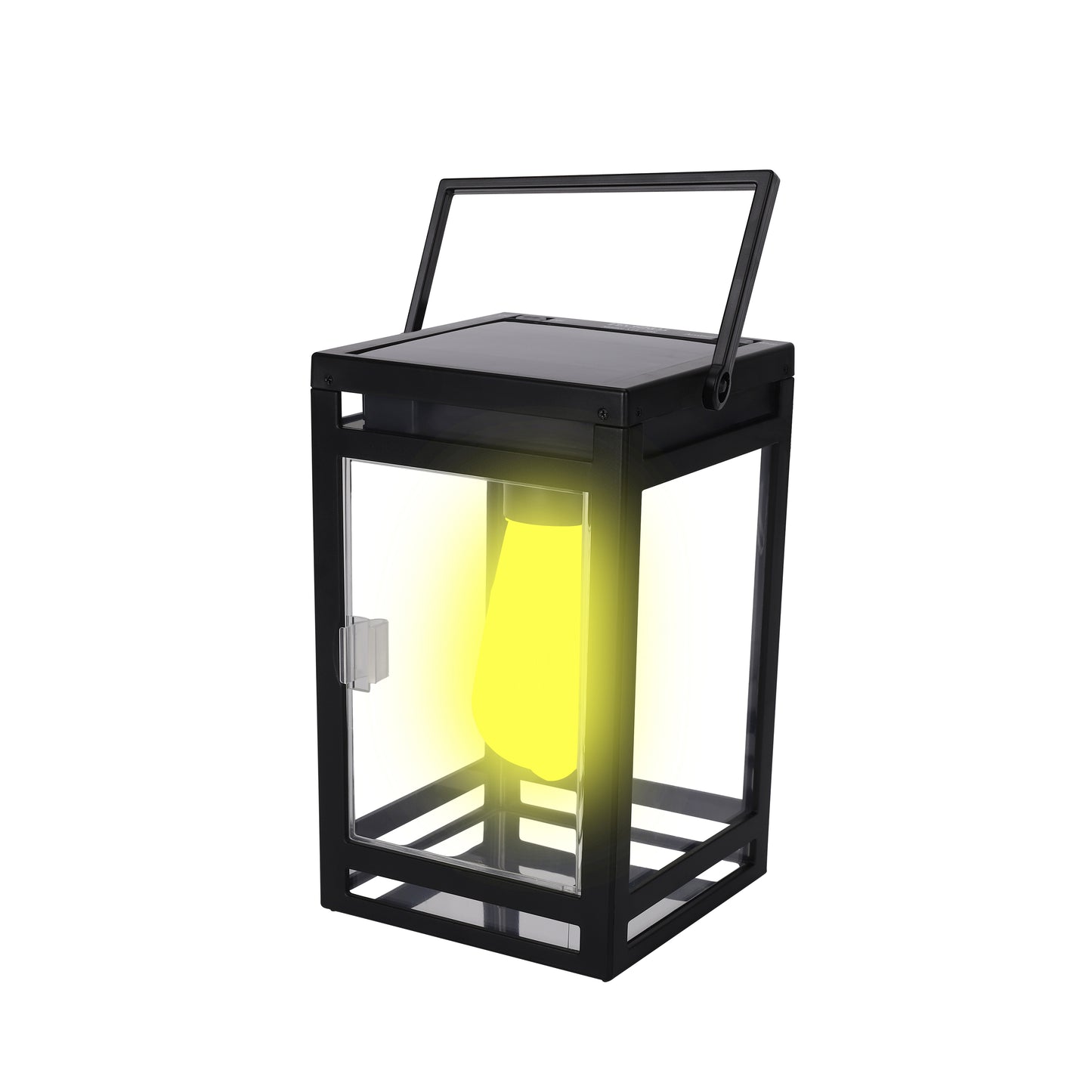 Solar Portable Lantern with Light Bulb (Dual Lighting Modes)