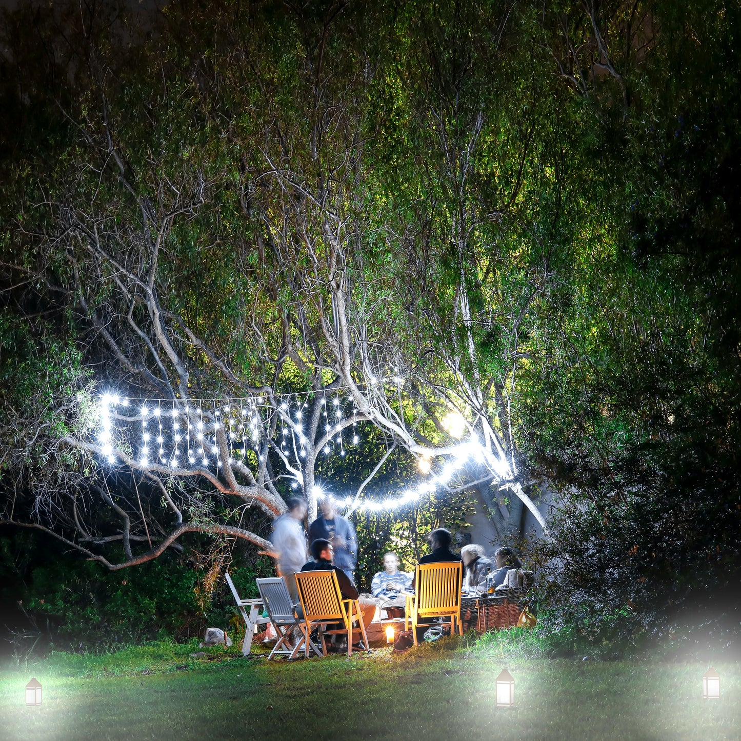 Solar Portable Hanging Lantern (Frosted Panel)