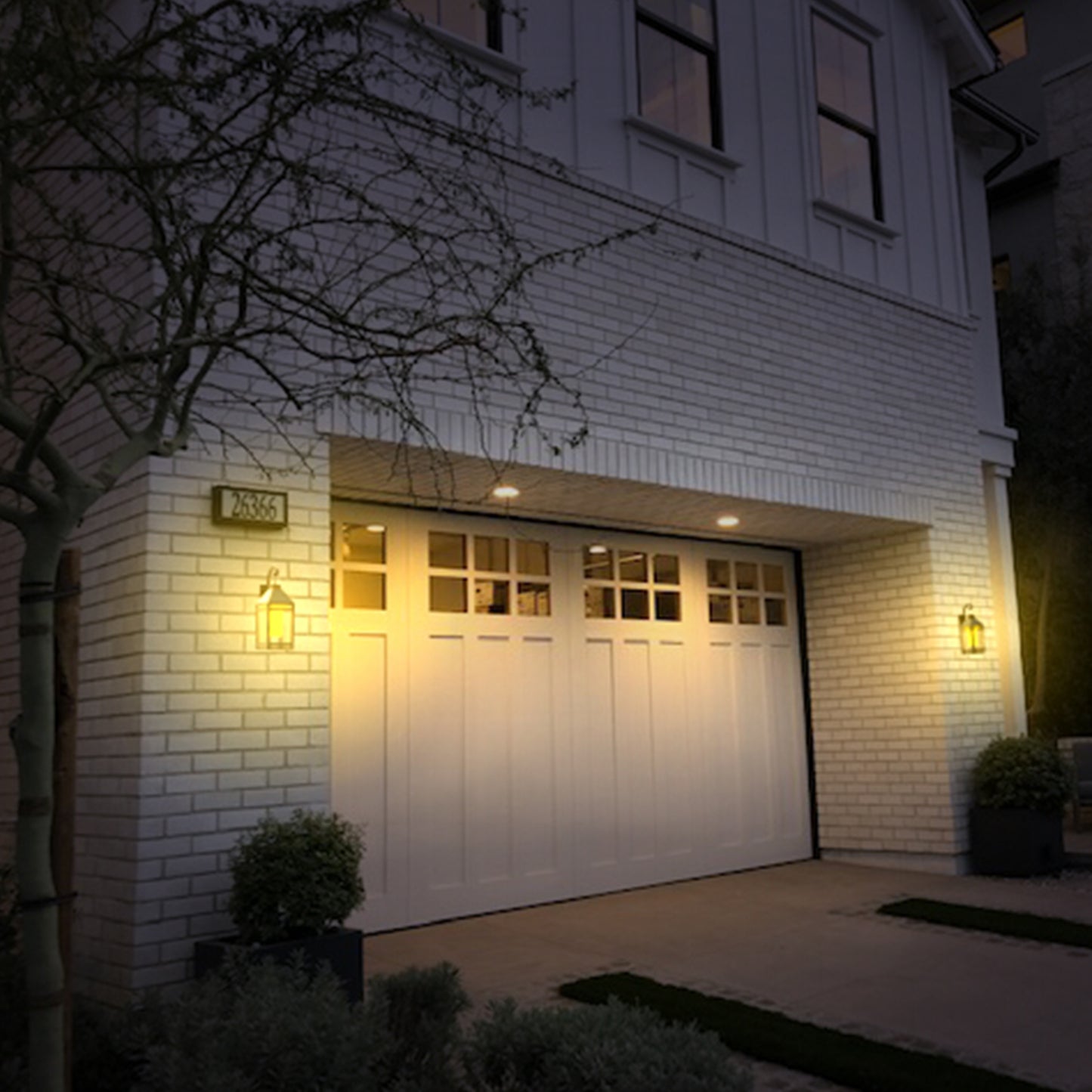 Solar Portable Hanging Lantern with Wall Mount (Flame Effect)
