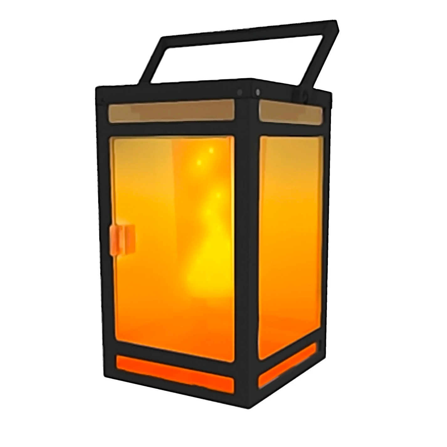 Techko Solar Portable Hanging Lantern w/ Hanger - Flame or Still Light