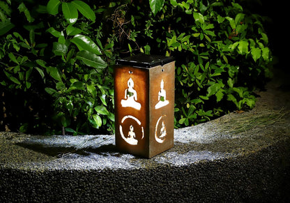 Solar Decorative Portable Lantern - Buddha