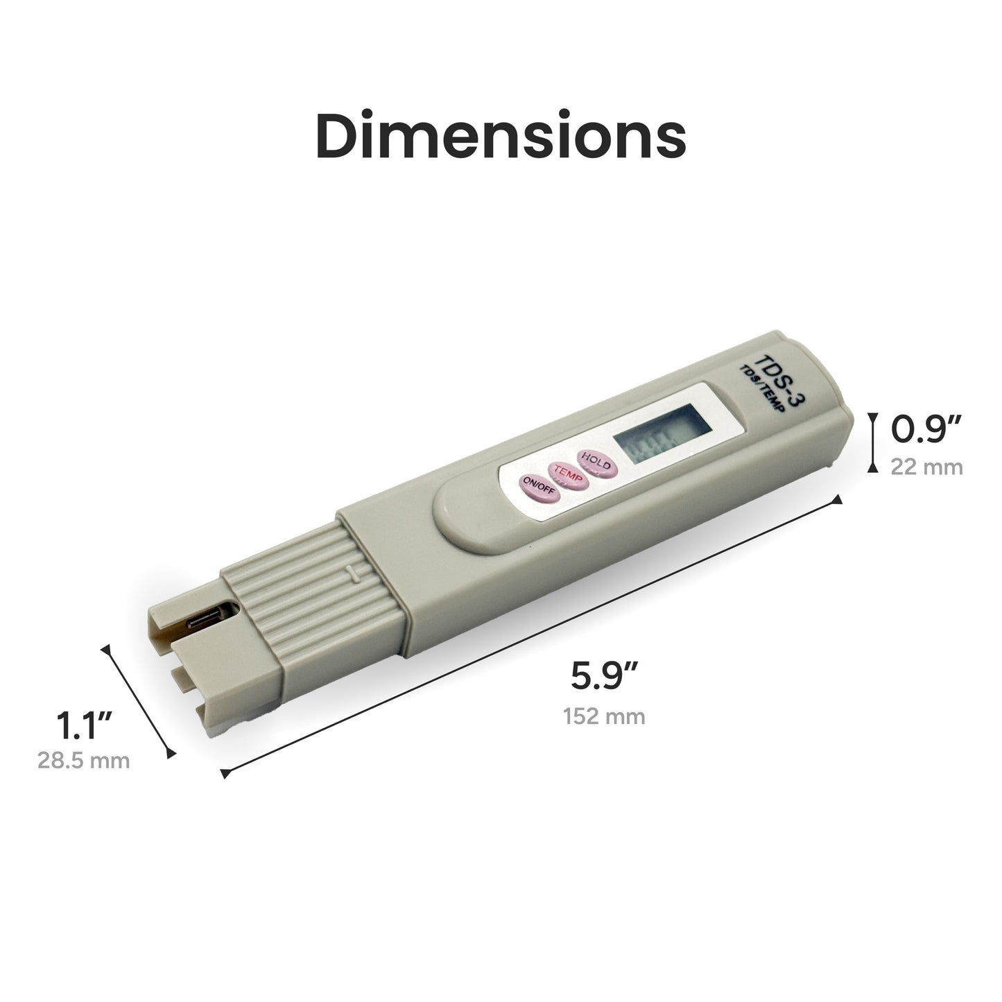 Water Quality Tester, Portable TDS Meter Digital (ppm) for Drinking Water