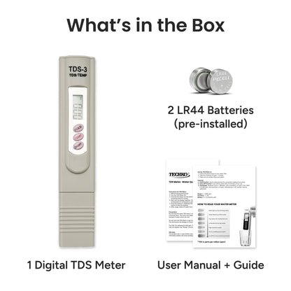 Water Quality Tester, Portable TDS Meter Digital (ppm) for Drinking Water