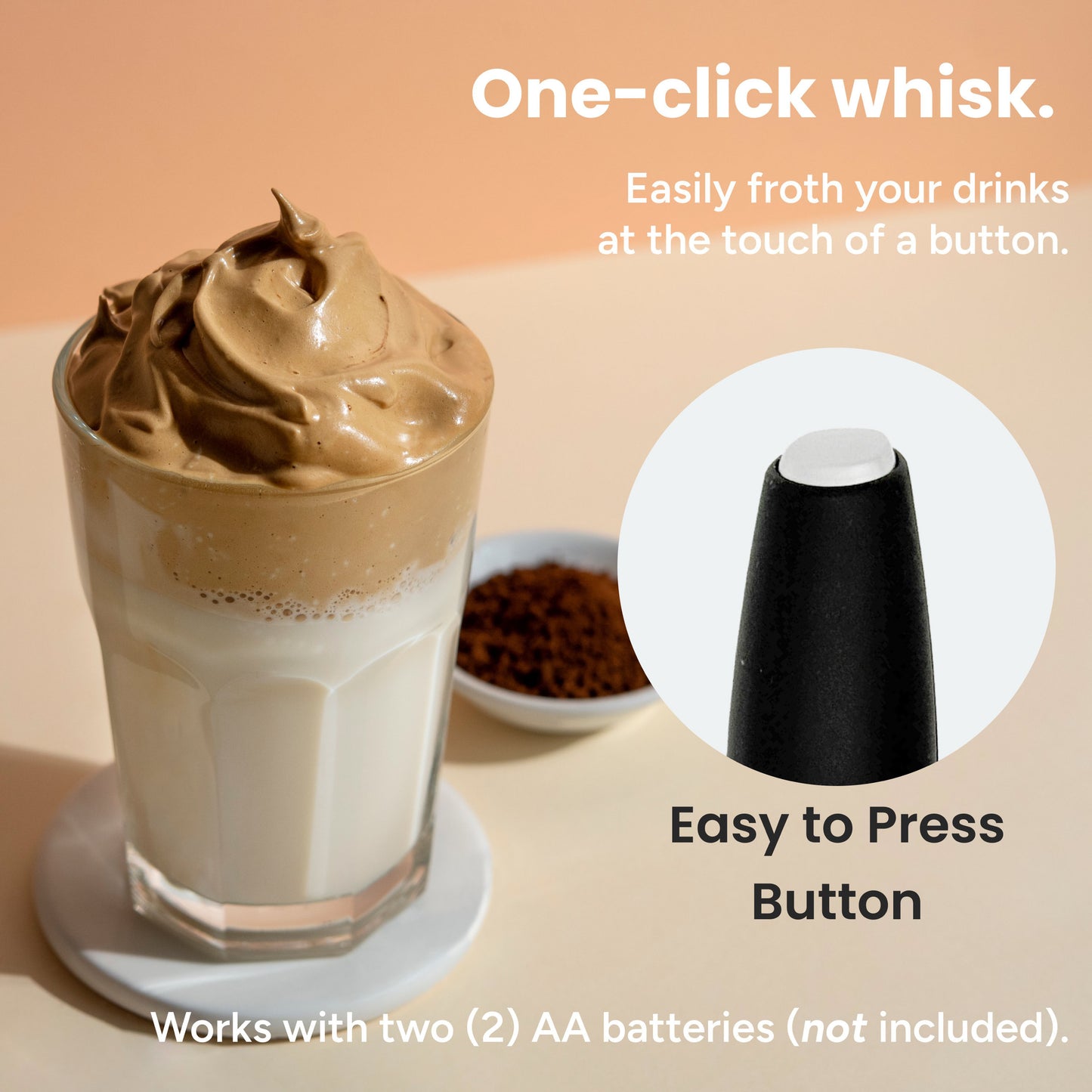 Mini Handheld Milk Frother