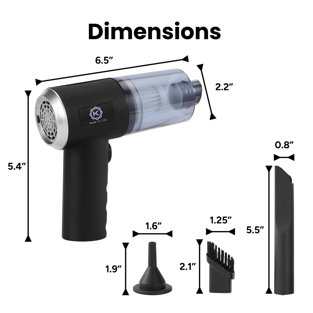 KOBOT Compact Handheld Car Vacuum