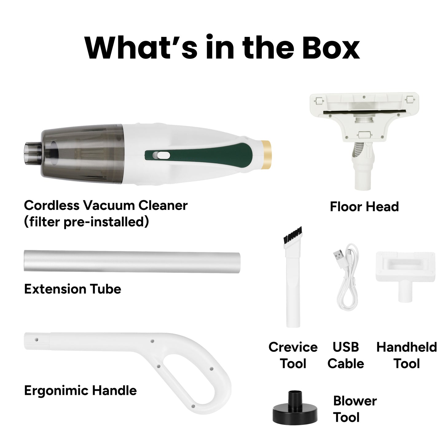 Kobot Flexible Rechargeable Cordless Vacuum