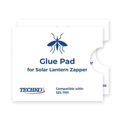 2pk Glue Pad Replacement for Solar Bug Zapper Lantern