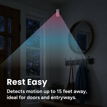 Techko Wall Motion Sensing Security Alarm with Remote Control