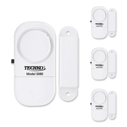 Techko Safety Entry S080 Magnetic Sensor Security Alarm