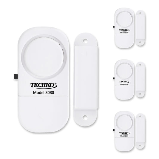 Techko Safety Entry S080 Magnetic Sensor Security Alarm