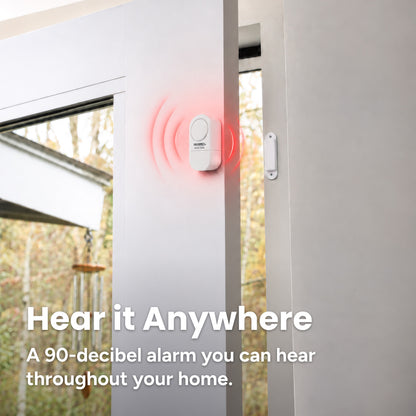 Techko Safety Entry S080 Magnetic Sensor Security Alarm