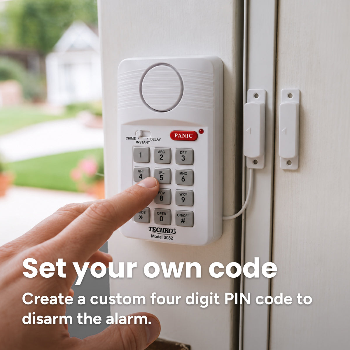 Techko Safety S082 Keypad Security Alarm