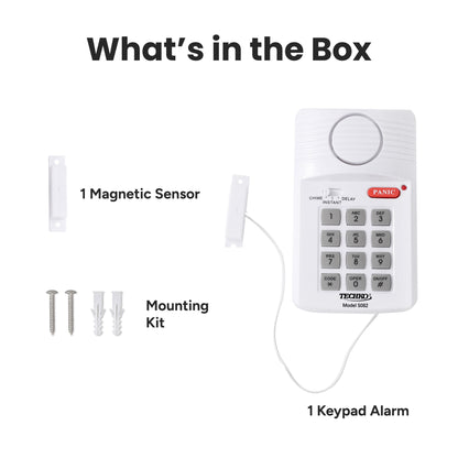Techko Safety S082 Keypad Security Alarm