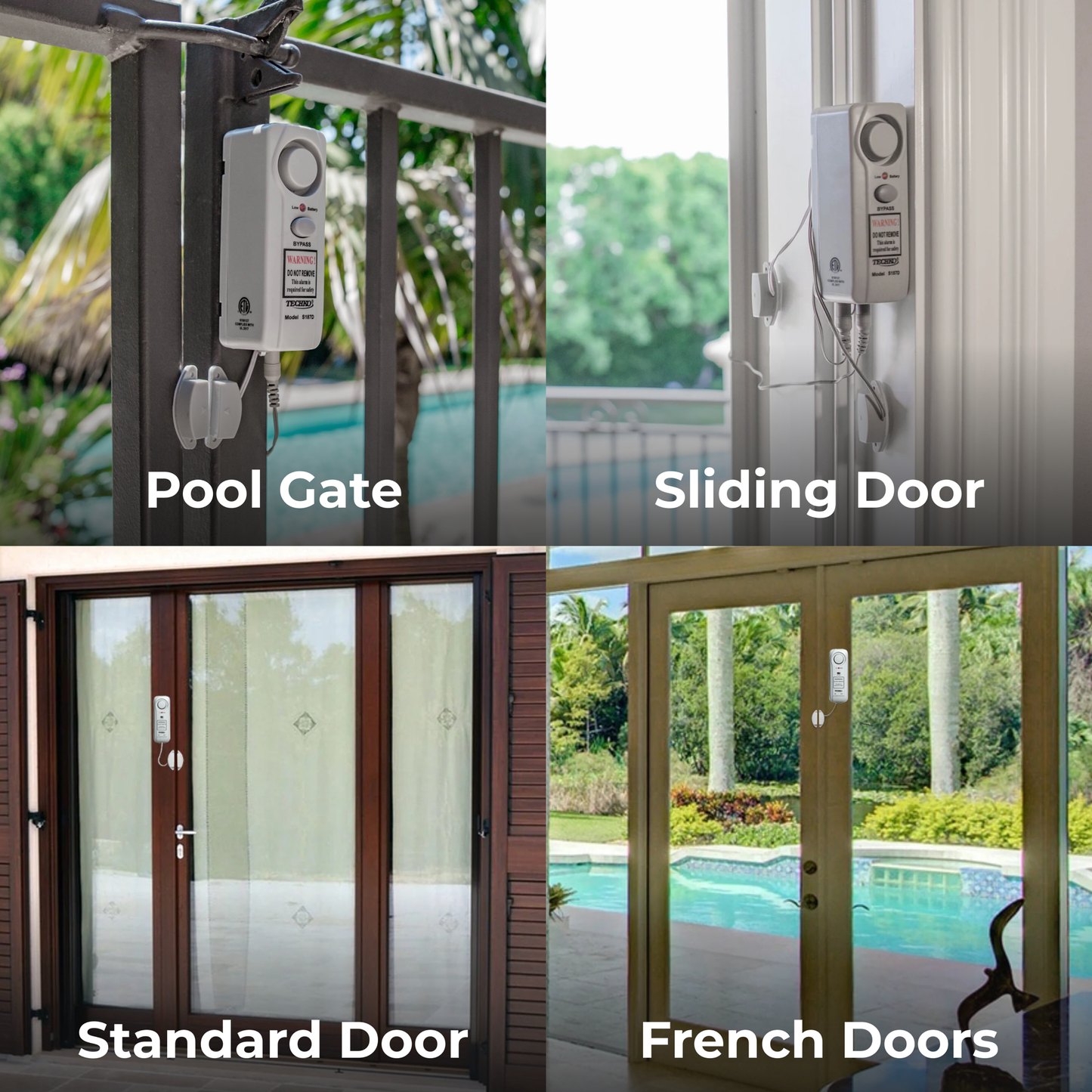 Safe Pool Alarm for Gates, Doors, Windows, and Sliding Doors