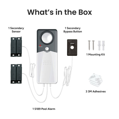 Ultra Slim Pool Safety and Entry Alarm