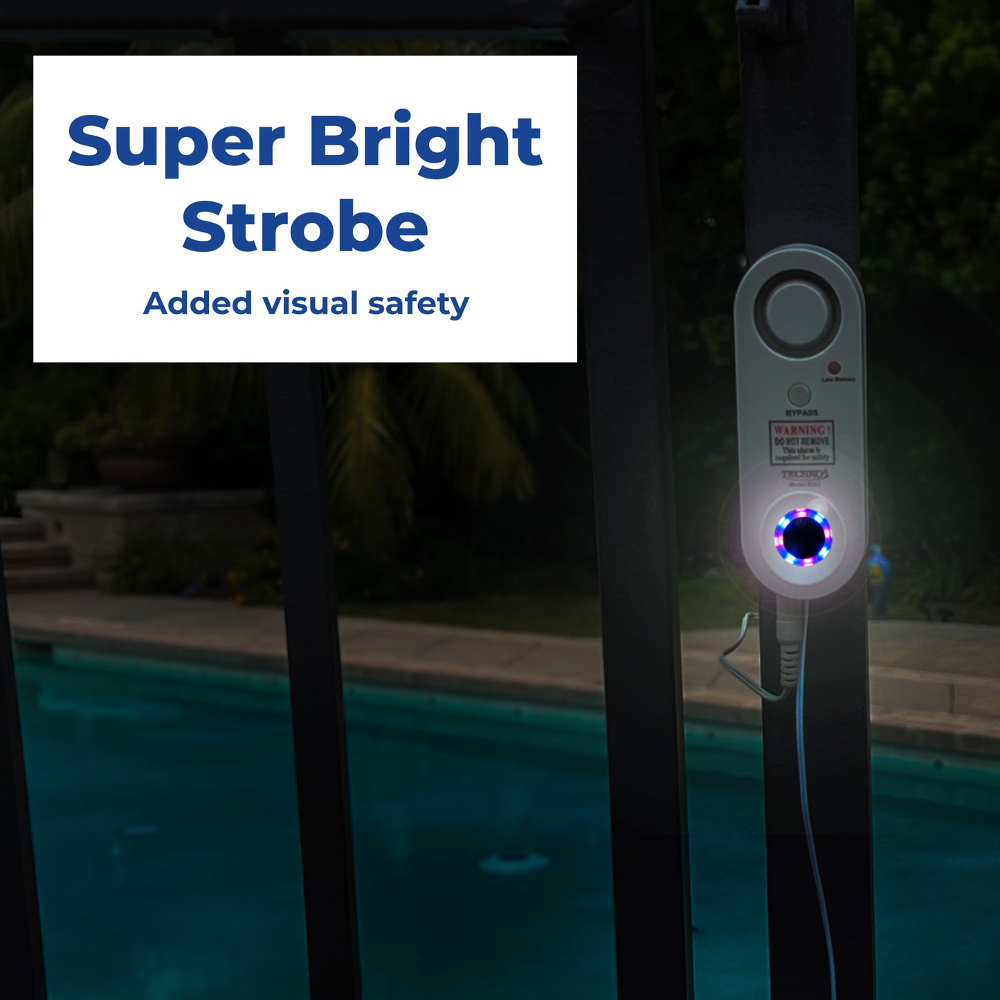 Strobe Safe Pool Alarm