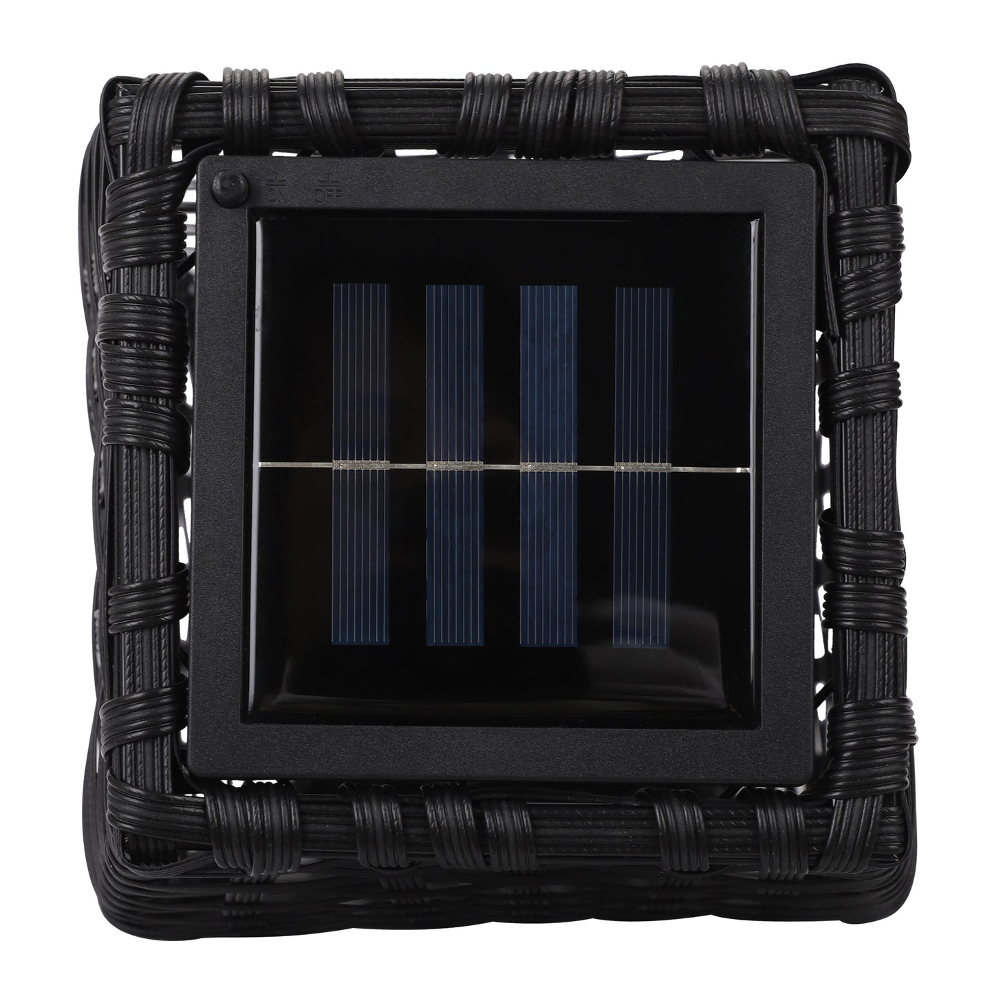 Outdoor Hikari Bamboo-Style Solar Floor Lamp