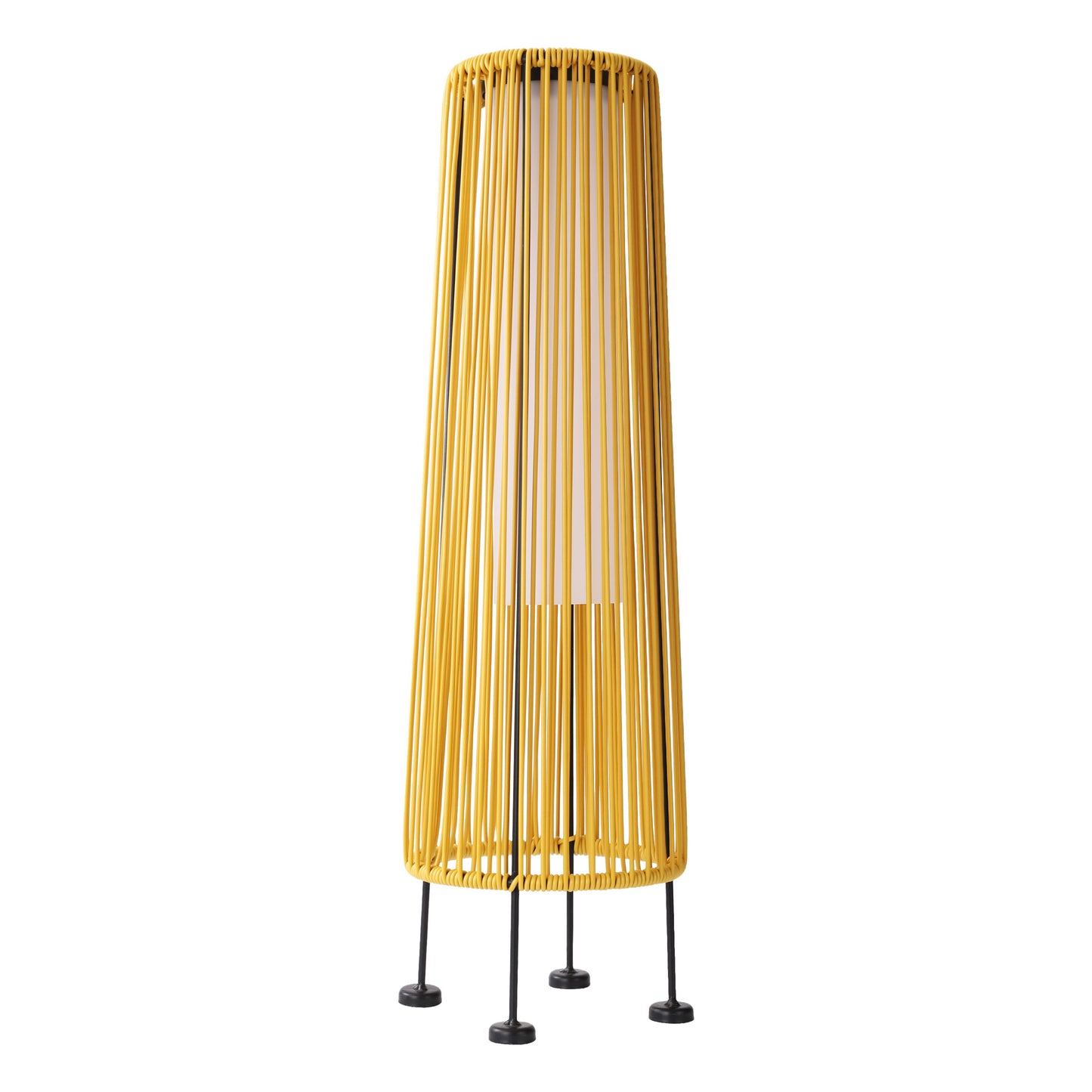 Indoor Outdoor Solar Takumi Bamboo-Style Floor Lamp