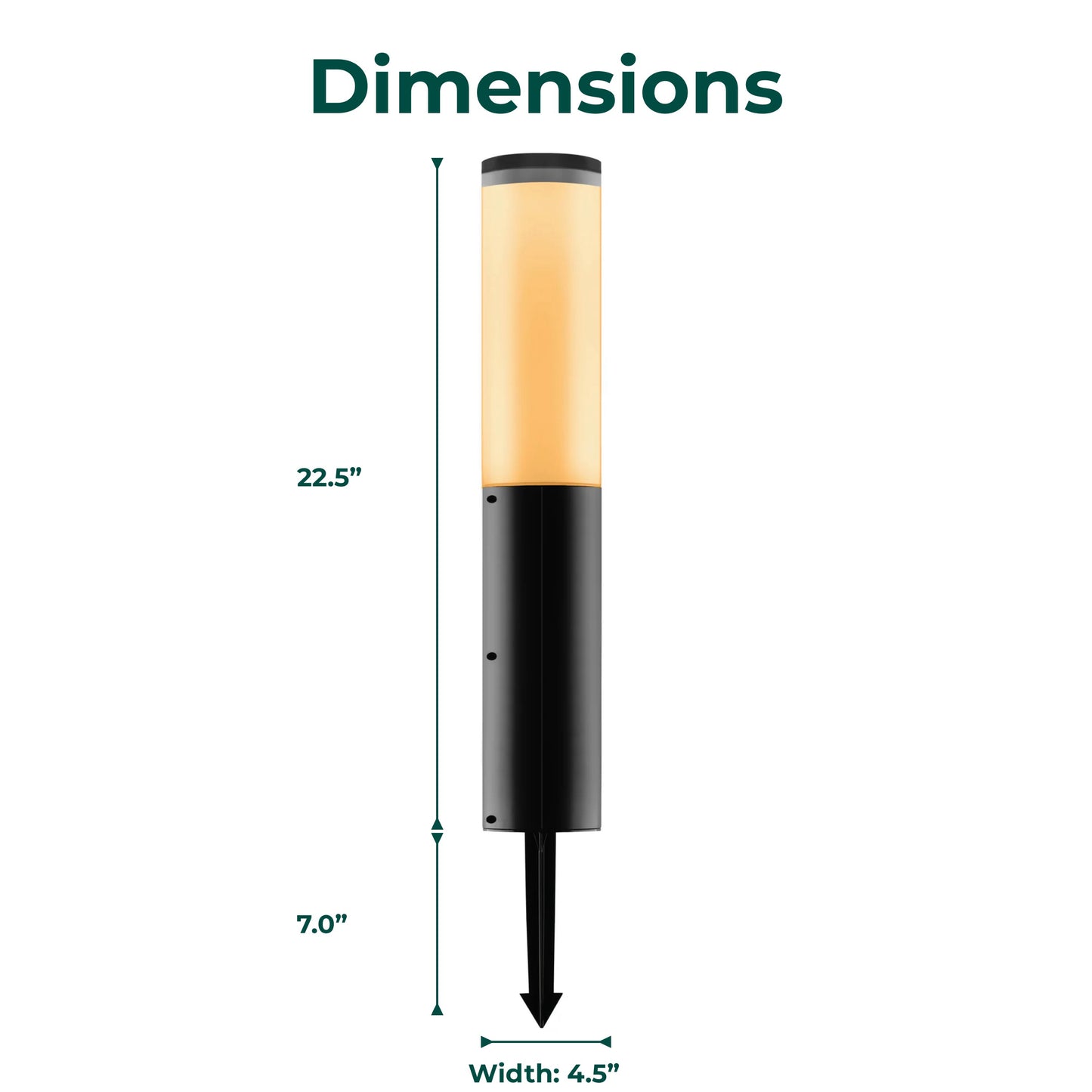 Solar Pathway Light (Dual Lighting Modes)