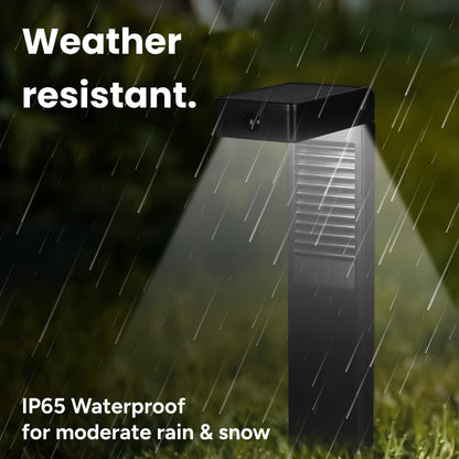 Techko Outdoor L-Shaped Solar Pathlight with Motion Sensor