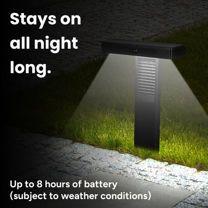 Techko Outdoor T-Shaped Solar Pathlight with Motion Sensor