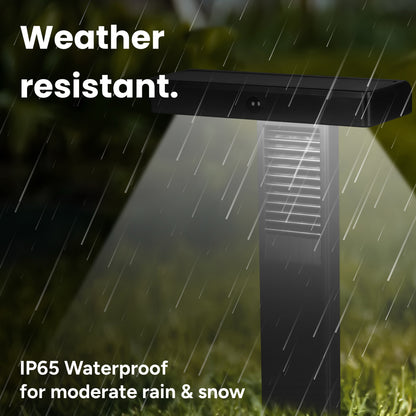 Techko Outdoor T-Shaped Solar Pathlight with Motion Sensor