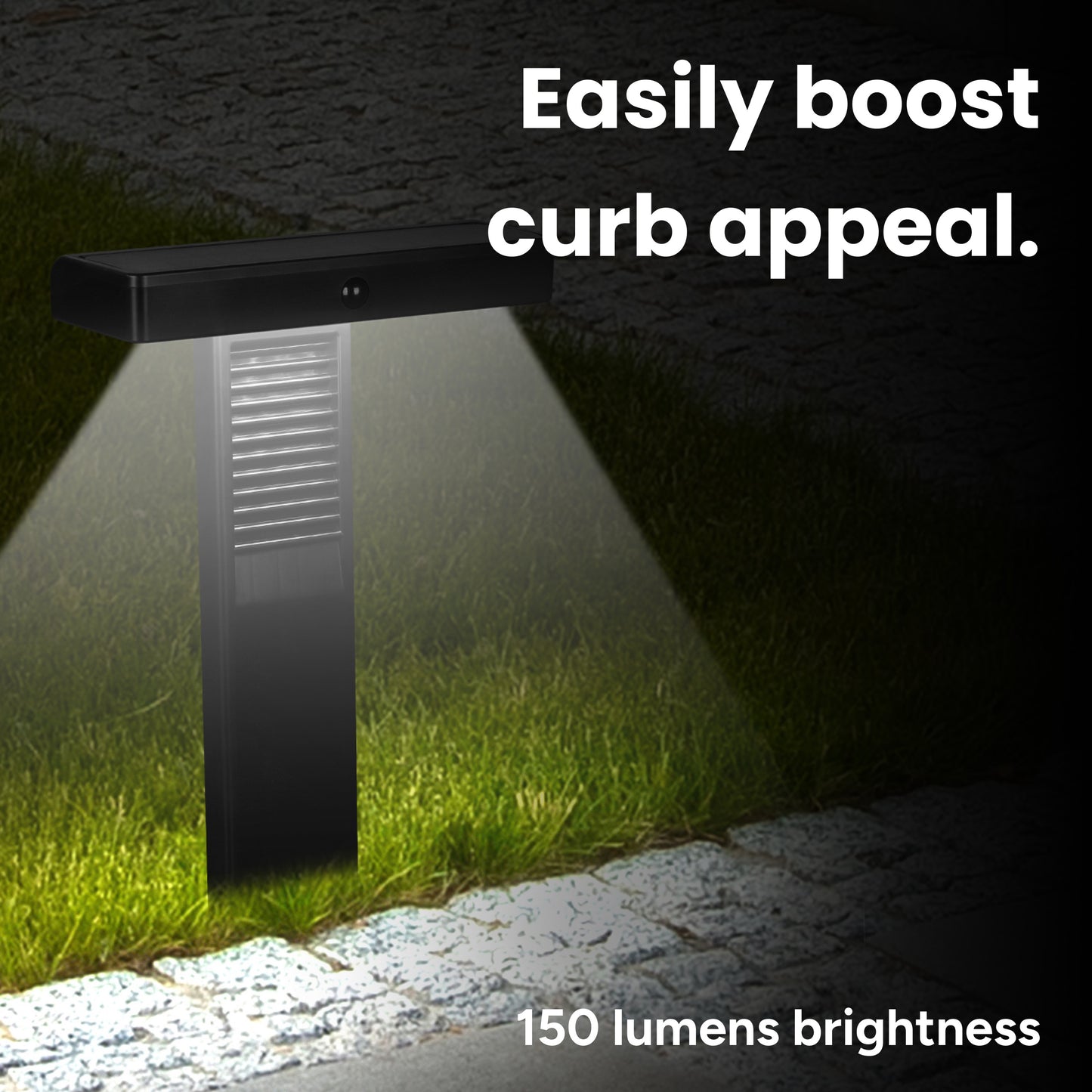 Techko Outdoor T-Shaped Solar Pathlight with Motion Sensor