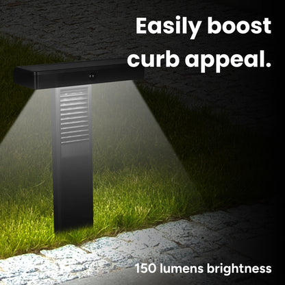 Techko Outdoor T-Shaped Solar Pathlight with Motion Sensor