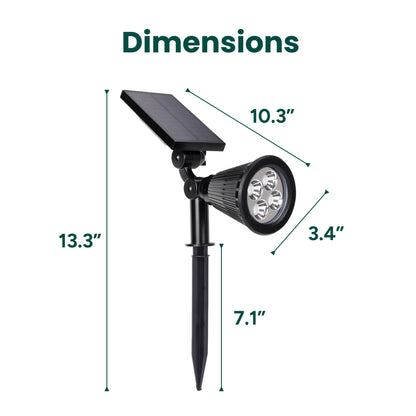 Solar Pathway Spotlights (2-Pack)