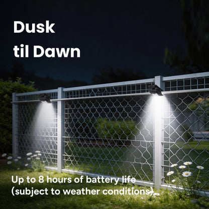 Outdoor Solar Large Clip-Anywhere Light with Motion Sensor (2-pack)