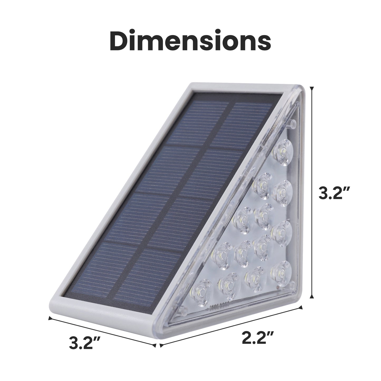 Outdoor Solar Compact Step Light (2-pack)