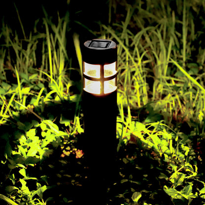 Solar Cylinder Bollard Lights – Small (4-pack)