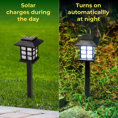 Solar Classic Pathway Lights – Lantern Style (4-Pack)