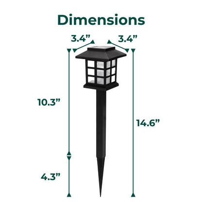 Solar Classic Pathway Lights – Lantern Style (4-Pack)