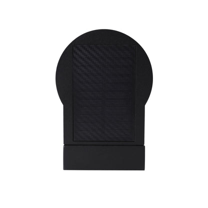 Outdoor Solar Aluminum Motion Sensor Wall Sconce with Edison Bulb & Carbon Trim