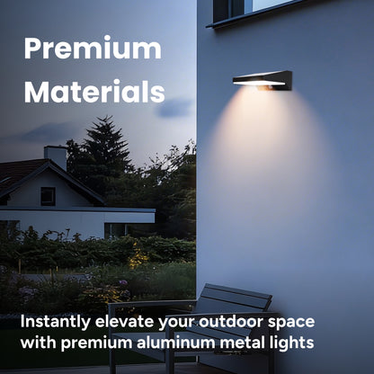 Outdoor Solar Aluminum Wall and Fence Light with Motion Sensor