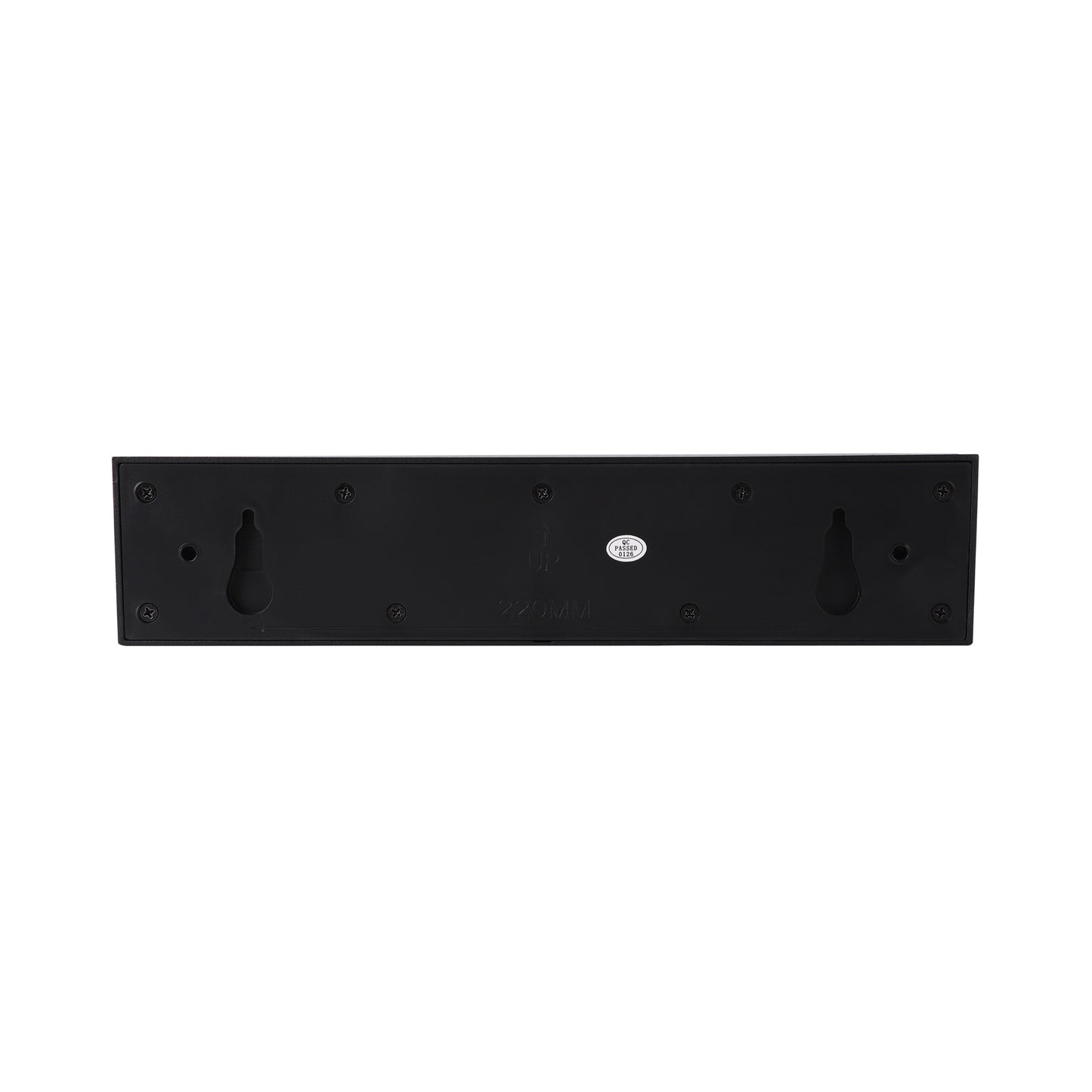 Outdoor Solar Aluminum Long Wall Sconce with Motion Sensor & LED Lightbar