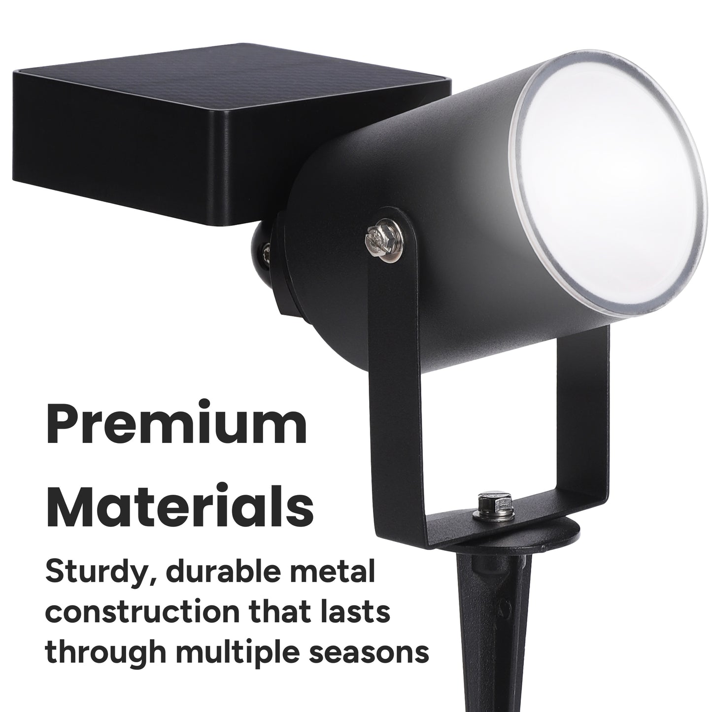Outdoor Solar Aluminum Landscape LED Spotlight