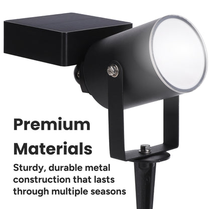 Outdoor Solar Aluminum Landscape LED Spotlight