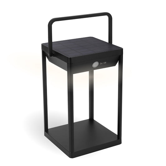 Solar Premium Medium Metal Lantern w/ USB Charging