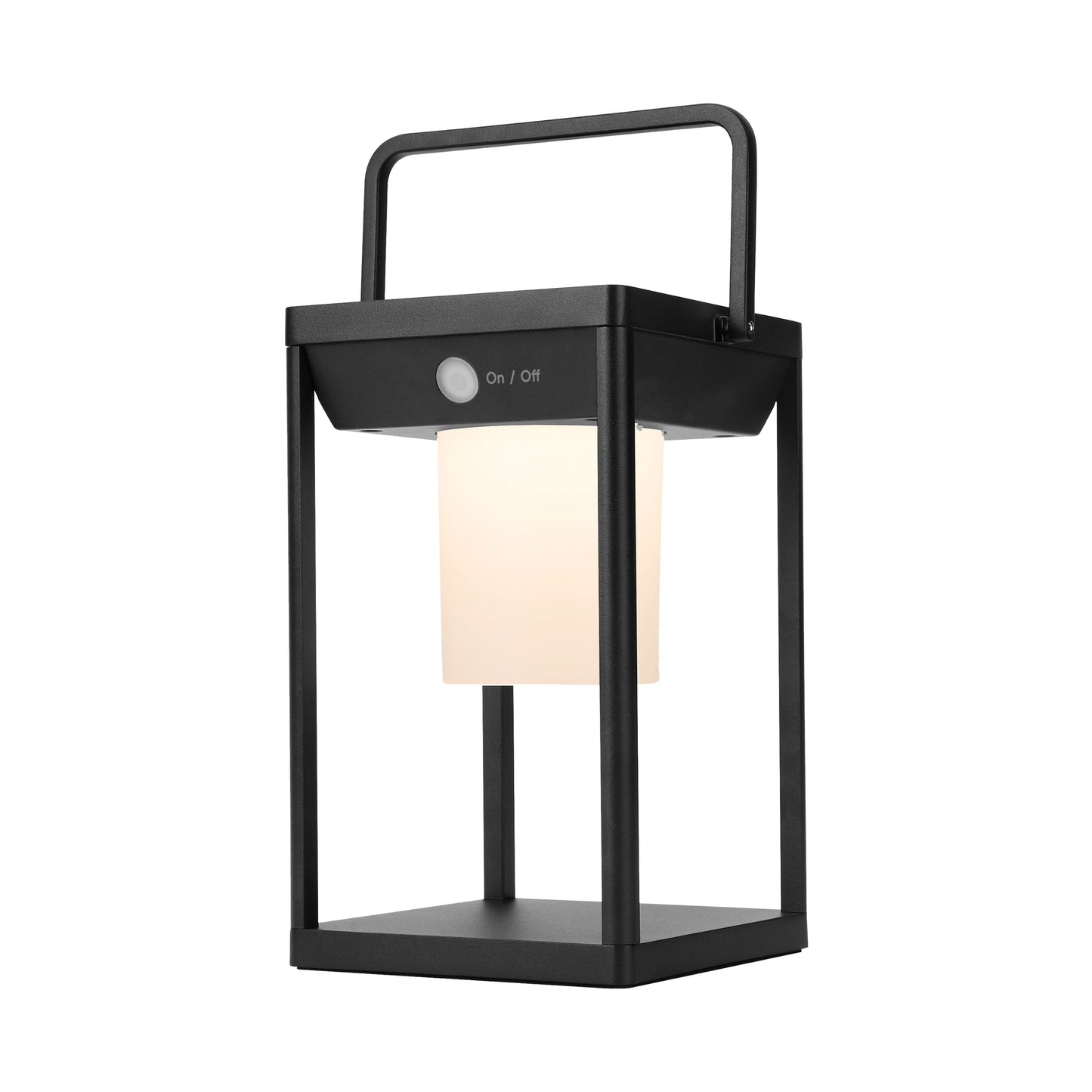 Solar Premium Medium Metal LED Core Lantern w/ USB Charging
