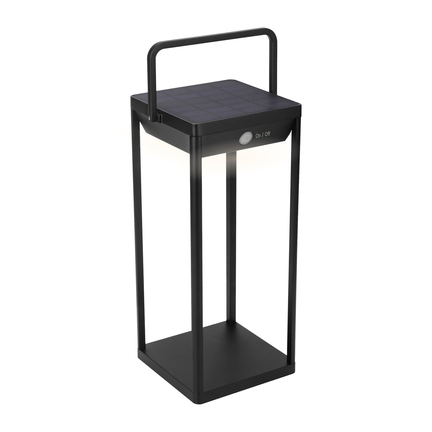 Solar Premium Large Metal Lantern w/ USB Charging