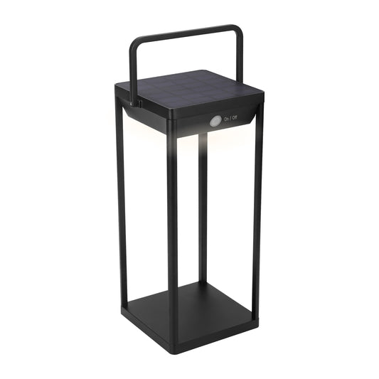 Solar Premium Large Metal Lantern w/ USB Charging