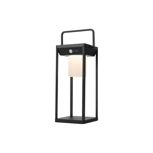 Solar Premium Large Metal LED Core Lantern w/ USB Charging