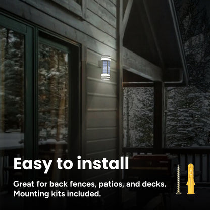 Solar Cylinder Wall Light (Dual Direction)