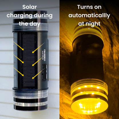 Solar Cylinder Wall Light (Dual Direction)
