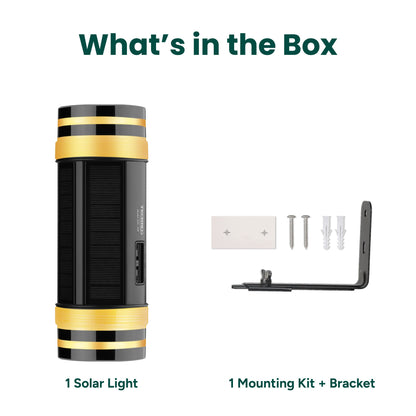 Solar Cylinder Wall Light (Dual Direction)