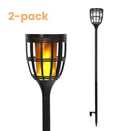 Solar Tiki Torches (2-Pack)