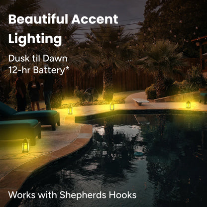 Solar Portable with Hanging Hook (Dual Lighting Modes)