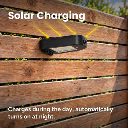 Techko Solar Motion Triangular Lamphead Downlight Wall Light